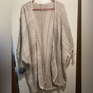 Free People Women's Cream Shaw